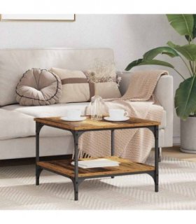 vidaXL Coffee Table Old Wood 55 x 55 x 40 cm Engineered Wood