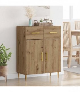 vidaXL Sideboard Artisan Oak 69.5 x 34 x 90 cm Engineered Wood — V0672042107