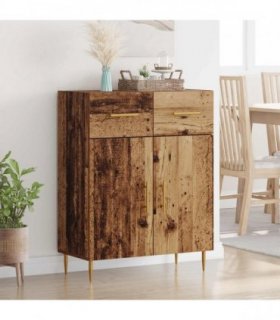 vidaXL Sideboard Old Wood 69.5 x 34 x 90 cm Engineered Wood — V0672042110