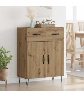 vidaXL Sideboard Artisan Oak 69.5 x 34 x 90 cm Engineered Wood — V0672042116