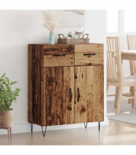 vidaXL Sideboard Old Wood 69.5 x 34 x 90 cm Engineered Wood — V0672042119