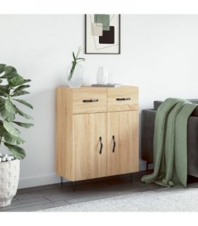 vidaXL Sideboard Sonoma Oak 69.5x34x90 cm Engineered Wood — V0672042120