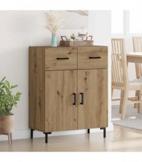 vidaXL Sideboard Artisan Oak 69.5 x 34 x 90 cm Engineered Wood — V0672042130