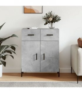 vidaXL Sideboard Concrete Grey 69.5x34x90 cm Engineered Wood — V0672042137