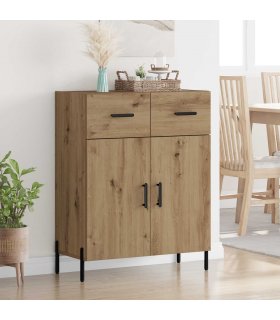 vidaXL Sideboard Artisan Oak 69.5 x 34 x 90 cm Engineered Wood — V0672042138