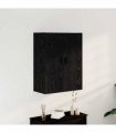 vidaXL Wall-mounted Cabinet Wall-mounted Black Oak 69.5 x 34 x 90 cm