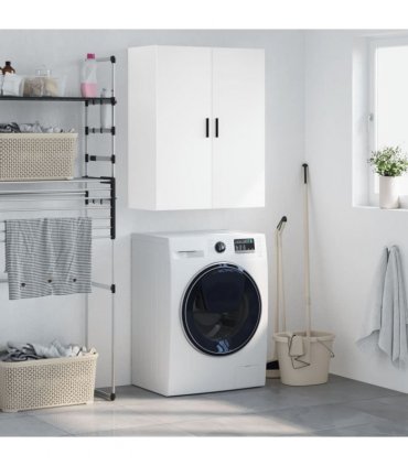 vidaXL Wall Mounted Cabinet White 69.5x34x90 cm — V0672042204
