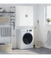 vidaXL Wall Mounted Cabinet White 69.5x34x90 cm — V0672042204