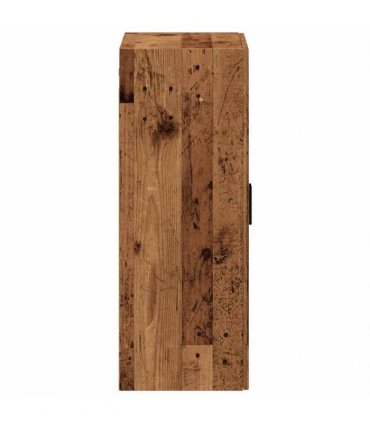 vidaXL Wall Mounted Cabinet Old Wood 69.5x34x90 cm