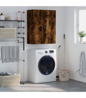 vidaXL Wall Mounted Cabinet Smoked Oak 69.5x34x90 cm — V0672042213