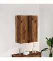 vidaXL Wall Mounted Cabinet Old Wood 69.5x34x90 cm — V0672042216