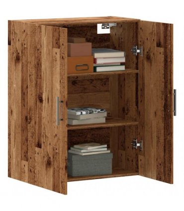 vidaXL Wall Mounted Cabinet Old Wood 69.5x34x90 cm — V0672042216