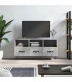 vidaXL TV Cabinet Concrete Grey 102x36x50 cm Engineered Wood