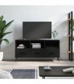 vidaXL TV Cabinet Black 102x36x50 cm Engineered Wood — V0672042248