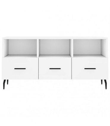 vidaXL TV Cabinet White 102x36x50 cm Engineered Wood