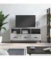 vidaXL TV Cabinet Concrete Grey 102x36x50 cm Engineered Wood — V0672042250