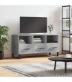 vidaXL TV Cabinet Concrete Grey 102x36x50 cm Engineered Wood — V0672042251