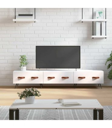 vidaXL TV Cabinet White 150x36x30 cm Engineered Wood