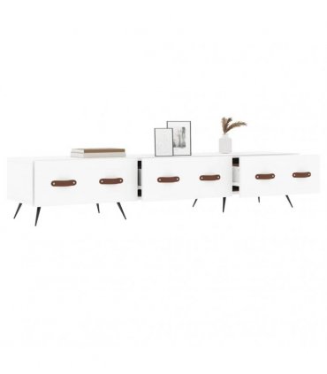 vidaXL TV Cabinet White 150x36x30 cm Engineered Wood