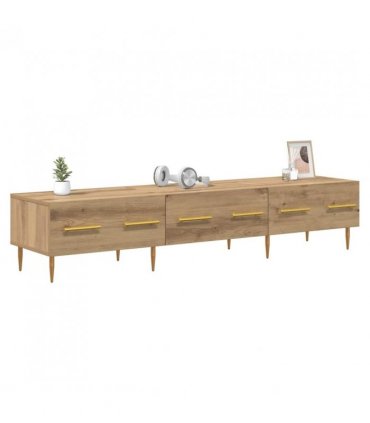 vidaXL TV Cabinet Artisan Oak 150 x 36 x 30 cm Engineered Wood
