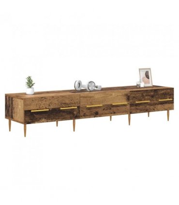 vidaXL TV Cabinet Old Wood 150 x 36 x 30 cm Engineered Wood