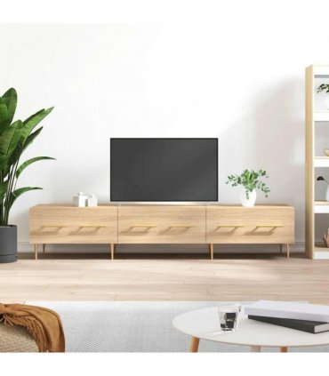 vidaXL TV Cabinet Sonoma Oak 150x36x30 cm Engineered Wood