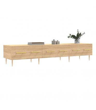 vidaXL TV Cabinet Sonoma Oak 150x36x30 cm Engineered Wood