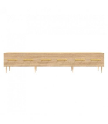 vidaXL TV Cabinet Sonoma Oak 150x36x30 cm Engineered Wood