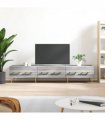 vidaXL TV Cabinet Grey Sonoma 150x36x30 cm Engineered Wood