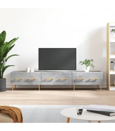 vidaXL TV Cabinet Concrete Grey 150x36x30 cm Engineered Wood — V0672042269