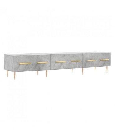 vidaXL TV Cabinet Concrete Grey 150x36x30 cm Engineered Wood — V0672042269