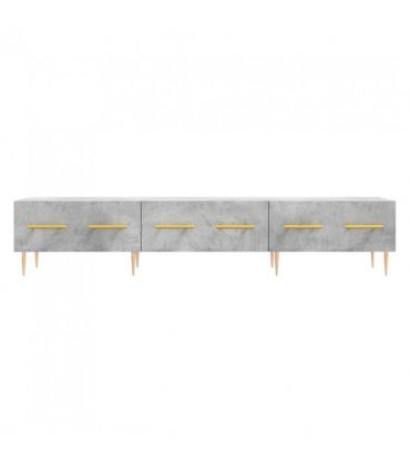 vidaXL TV Cabinet Concrete Grey 150x36x30 cm Engineered Wood — V0672042269