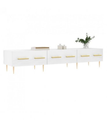 vidaXL TV Cabinet White 150x36x30 cm Engineered Wood — V0672042270