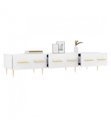 vidaXL TV Cabinet White 150x36x30 cm Engineered Wood — V0672042270