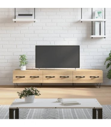 vidaXL TV Cabinet Sonoma Oak 150x36x30 cm Engineered Wood — V0672042272
