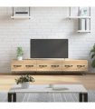 vidaXL TV Cabinet Sonoma Oak 150x36x30 cm Engineered Wood — V0672042272