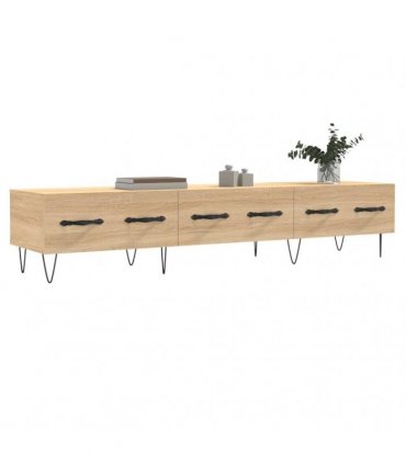 vidaXL TV Cabinet Sonoma Oak 150x36x30 cm Engineered Wood — V0672042272