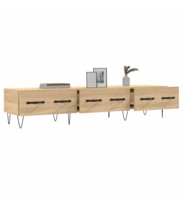 vidaXL TV Cabinet Sonoma Oak 150x36x30 cm Engineered Wood — V0672042272