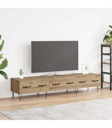 vidaXL TV Cabinet Artisan oak 150 x 36 x 30 cm Engineered wood — V0672042275