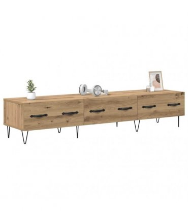 vidaXL TV Cabinet Artisan oak 150 x 36 x 30 cm Engineered wood — V0672042275