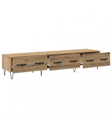 vidaXL TV Cabinet Artisan oak 150 x 36 x 30 cm Engineered wood — V0672042275