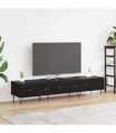 vidaXL TV Cabinet Black oak 150 x 36 x 30 cm Engineered wood — V0672042276