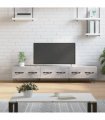 vidaXL TV Cabinet Concrete Grey 150x36x30 cm Engineered Wood — V0672042277