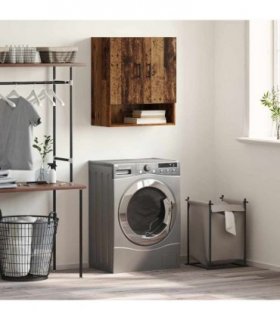 vidaXL Wall-Mounted Cabinet Old Wood 60 x 31 x 70 cm Engineered Wood — V0672042463