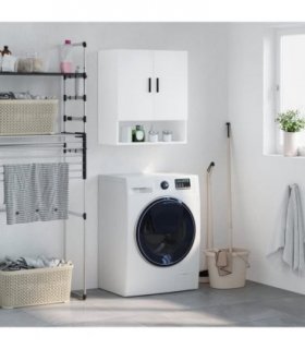 vidaXL Wall Cabinet White 60x31x70 cm Engineered Wood — V0672042465