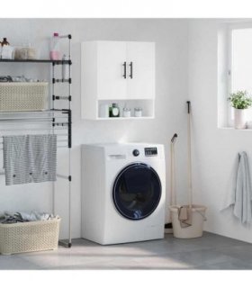 vidaXL Wall Cabinet | White | Engineered Wood | Large | Wall Cabinet
