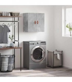 vidaXL Wall Cabinet Concrete Grey 60x31x60 cm Engineered Wood
