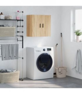 vidaXL Wall Cabinet Sonoma Oak 60x31x60 cm Engineered Wood — V0672042524