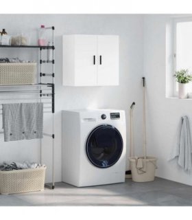 vidaXL Wall Cabinet | White | Engineered Wood | 60x31x60 cm | Wall Cabinet