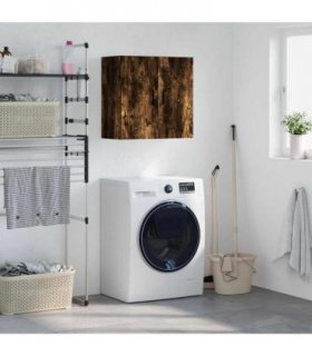 vidaXL Wall Cabinet | Smoked Oak | Engineered Wood | Medium | Wall Cabinet — V0672042528
